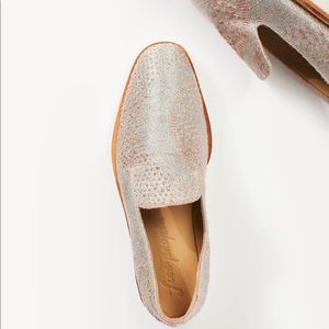 FP Snake Eyes Silver Loafers